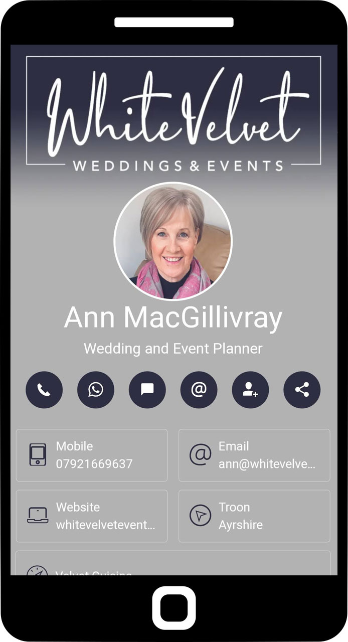 Examples of Digital Business Cards Glasgow