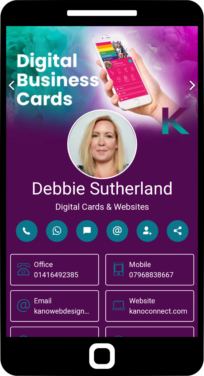 Digital Business Cards - Glasgow