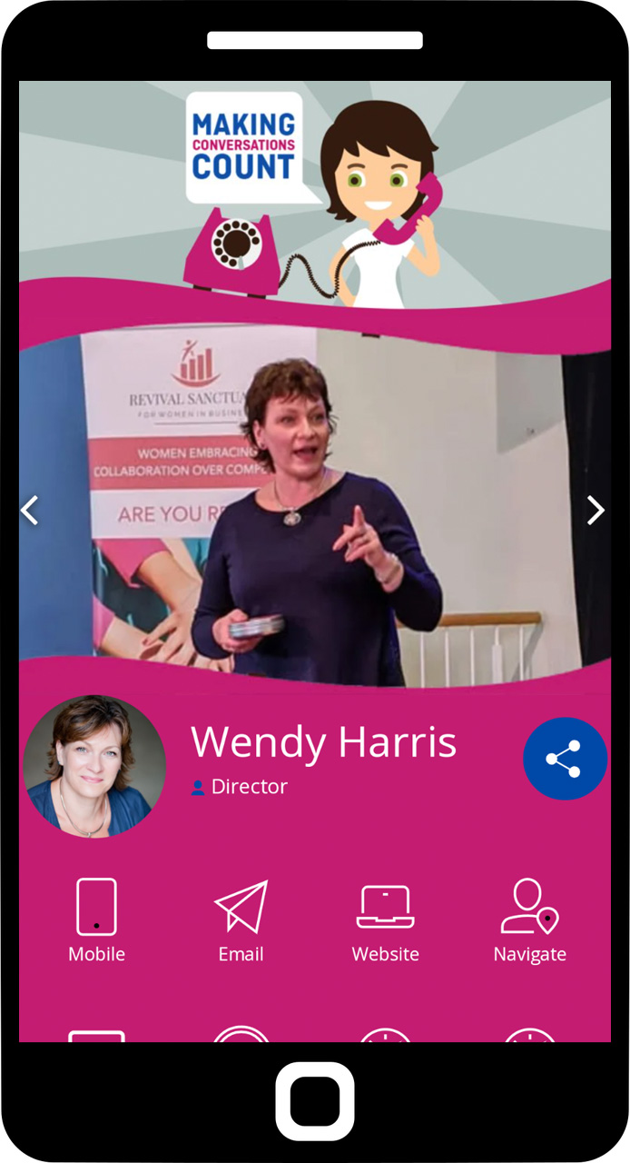 Examples of Digital Business Cards Glasgow